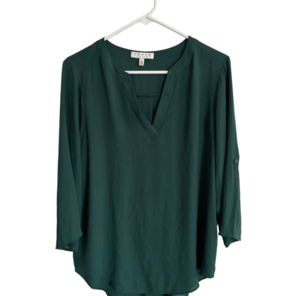 Chaus Deep Green Women's Blouse
